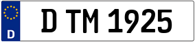 Truck License Plate